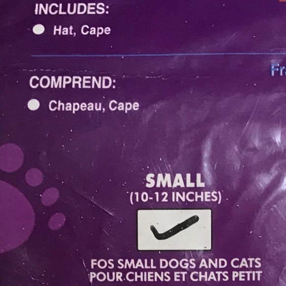 NWT Rubie's PIRATE dog costume small cape and hat - Picture 5 of 6